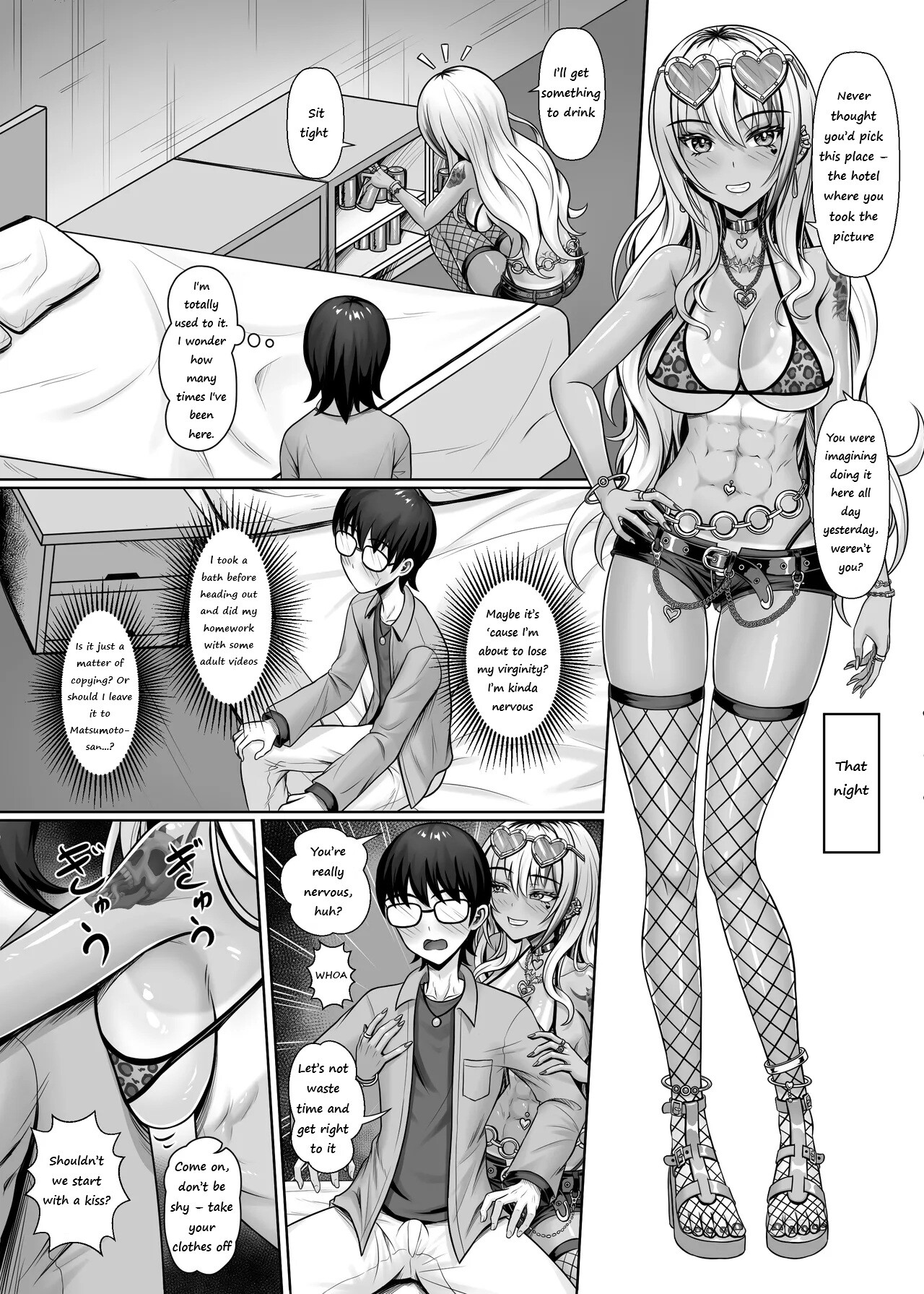 Hentai Manga Comic-Fucking With the Class's Dark-Skinned Gyaru-Read-21